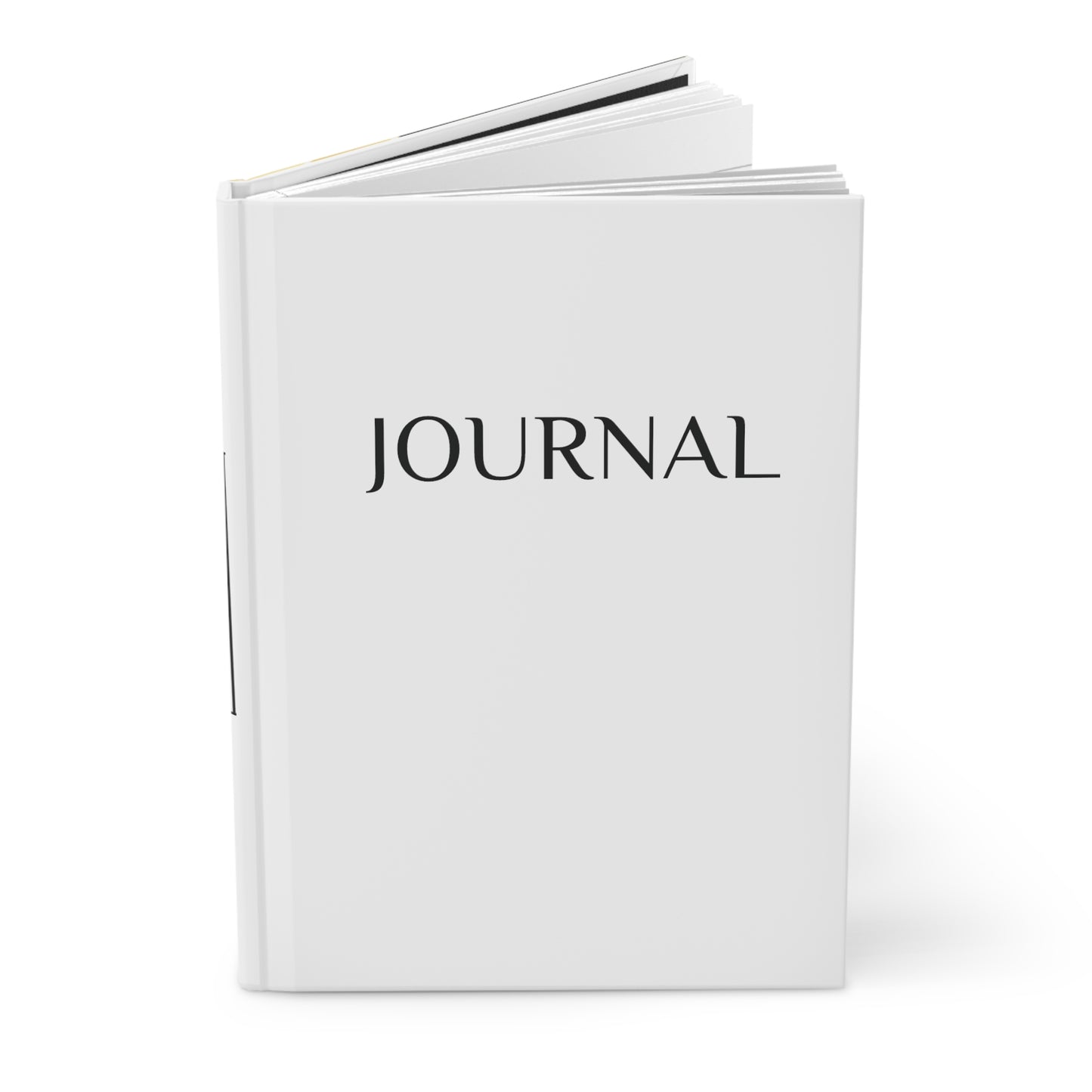 Hardcover Journal (white/floral)