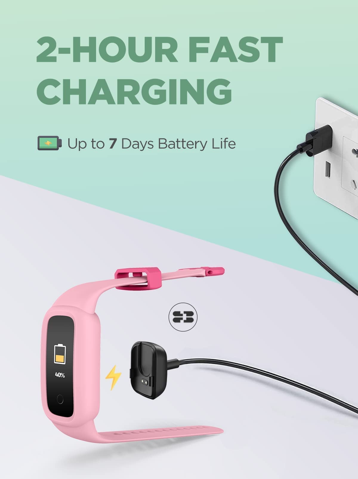 Kids waterproof Fitness Tracker, Pedometer, 0.96'' Activity Tracker Watch for Boys & Girls