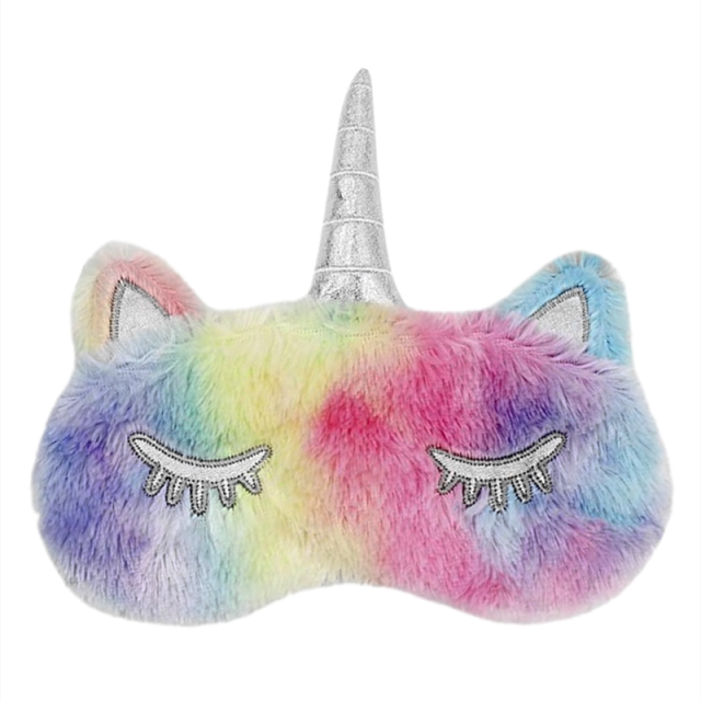 Kids Plush Unicorn Sleeping Mask