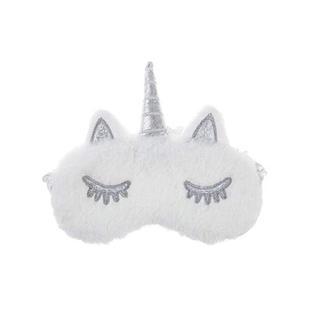 Kids Plush Unicorn Sleeping Mask