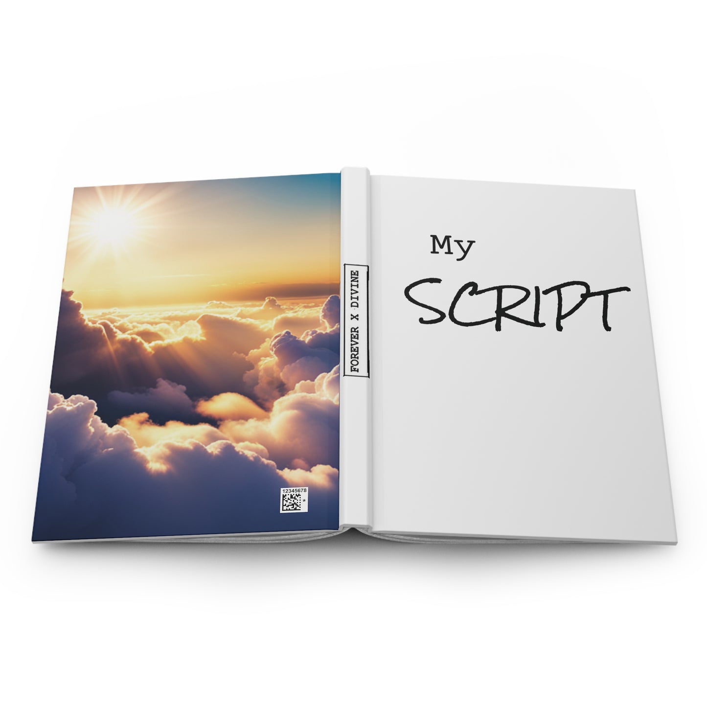 Hardcover Scripting Journal (clouds)